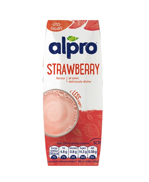Alpro Soy Milk - Strawberry 250ml Single