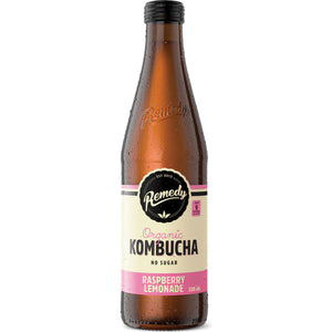 Remedy Raspberry Lemonade Kombucha 330ml