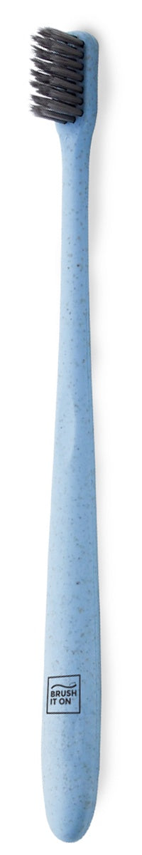 Brush It On Toothbrush - Wheat Straw - Adult - Blue
