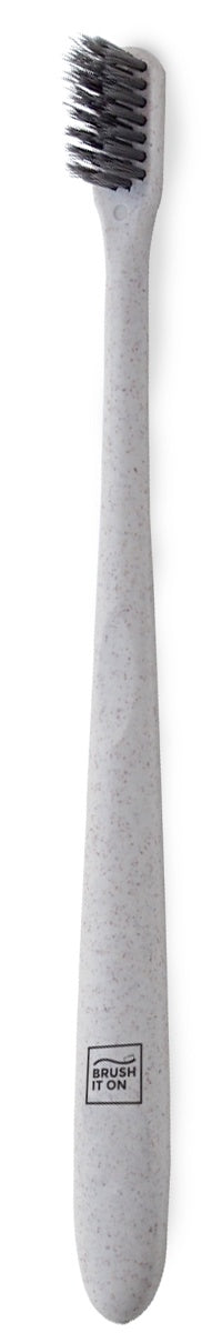 Brush It On Toothbrush - Wheat Straw - Adult - White
