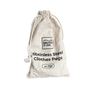Brush It On Pegs - Stainless Steel 40pk
