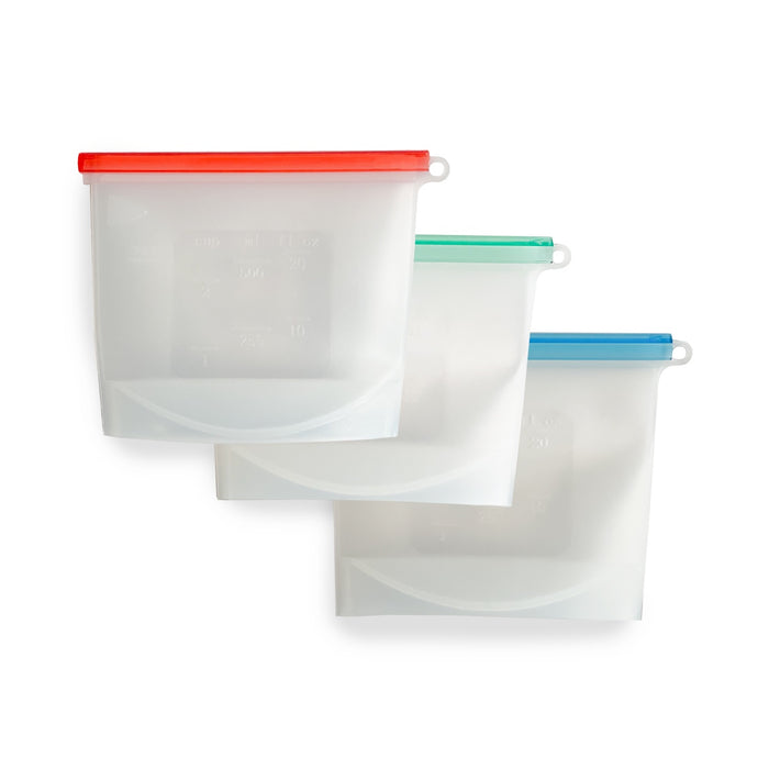 Brush It On Food Pouch - Silicone 500ml Small - Assorted Colours