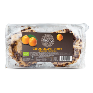 Biona Organic Choc Chip Orange Cookies 240g
