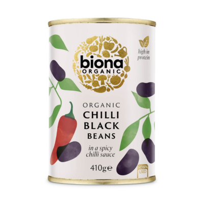 Biona Organic Chilli Black Beans 410g