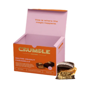 Crumble Charms Chocolate Bars - Salted Peanut Caramello 2 x 55g (cold)