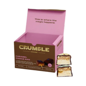 Crumble Charms Chocolate Bars - Caramel Cookie 2 x 55g (cold)