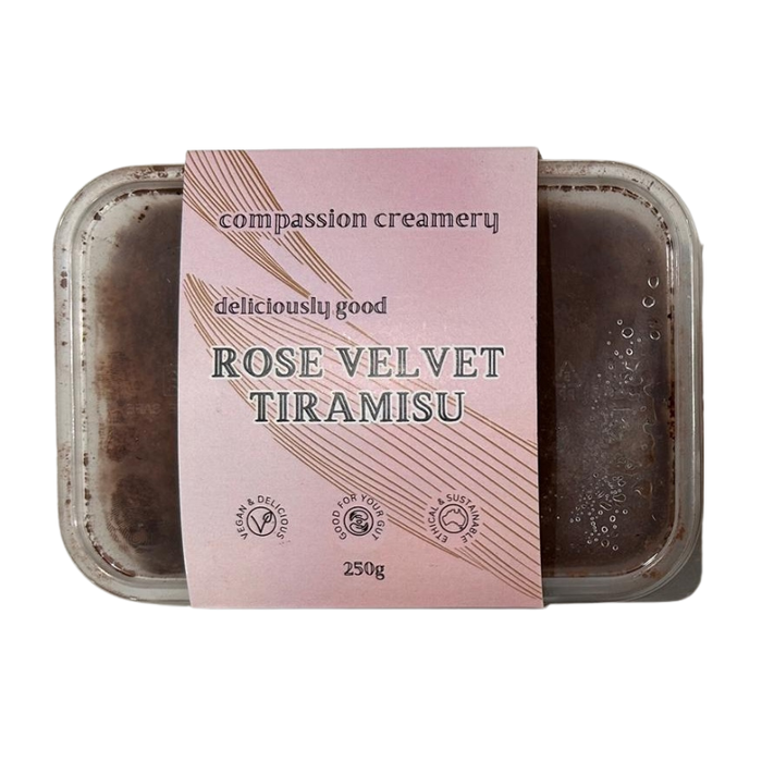 Compassion Creamery Rose Velvet Tiramisu 250g (cold)