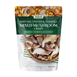 DJ&A Mixed Mushroom Crisps - Shiitake, Nameko & Oyster 30g