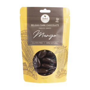 Naked Chocolate Co Dark Chocolate Freeze Dried Mango 100g