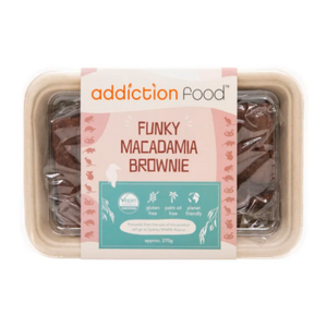 Addiction Food Funky Macadamia Brownie 125g (cold)