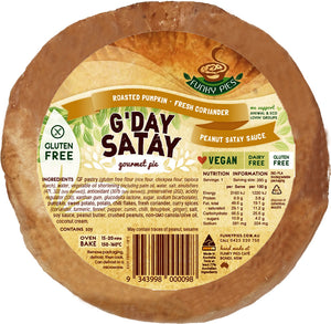 Funky Pie - GDay Satay 260g (Gluten Free) (cold)