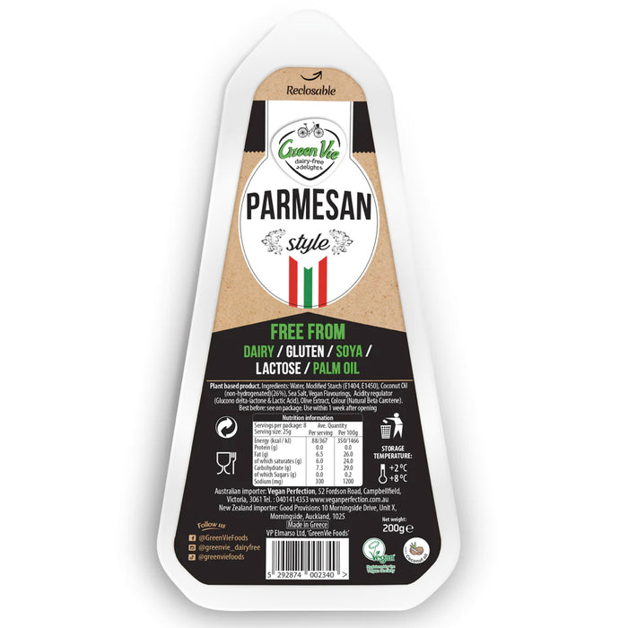 Green Vie Parmesan Wedge 200g (cold)