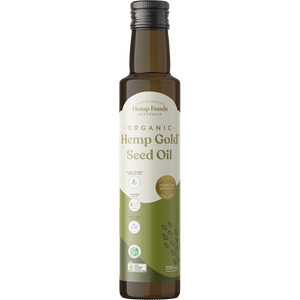 Hemp Foods Australia Organic Hemp Gold Seed Oil 250ml
