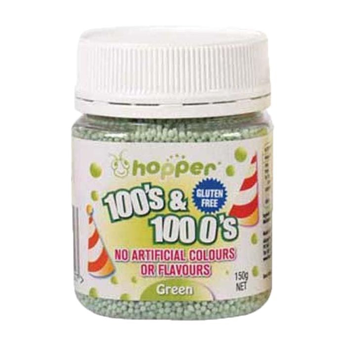 Hopper Hundreds & Thousands Green 150g