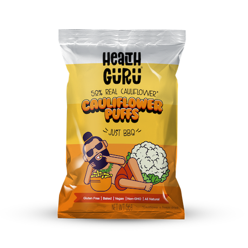 Health Guru Cauliflower Puffs - BBQ 56g