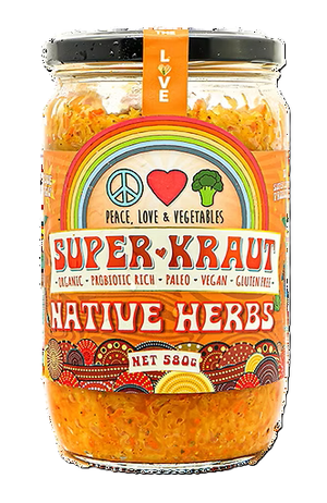 Peace Love & Vegetables SuperKraut Native Herbs 650g (cold)