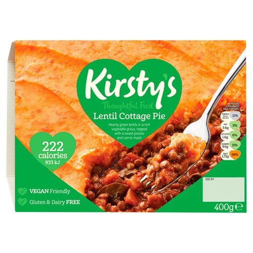 Kirsty's Lentil Cottage Pie 400g (cold)