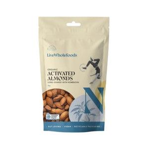 Live Wholefoods Organic Activated Almonds 120g
