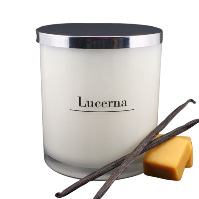 Lucerna Large Caramel Vanilla Fudge Candle