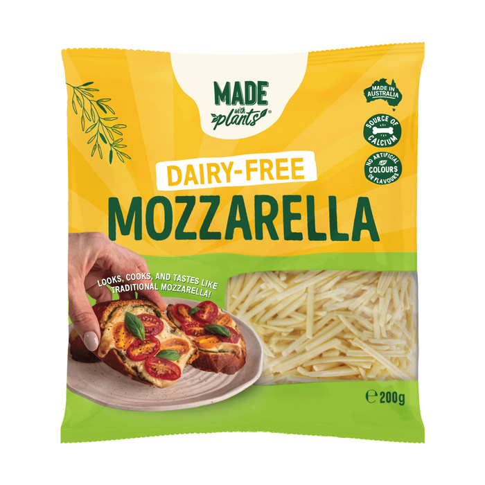 Made With Plants Mozzarella Shreds 200g (cold)