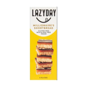 Lazy Day Foods Vegan & Gluten-free Millionaires  Shortbread 150g (cold)