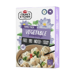 Mrs Tran's Kitchen Vegetable Dumplings Family Pack 500g (cold)