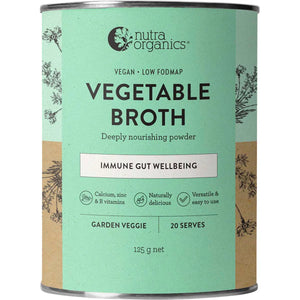 Nutra Organics Vegetable Broth Garden Veggie 125g