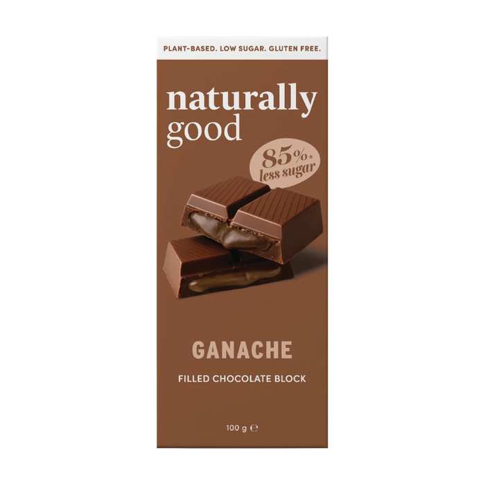 Naturally Good Filled Chocolate Block - Ganache 100g (cold)