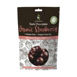 Dr Superfoods Strawberries Dark Chocolate 125g (cold)