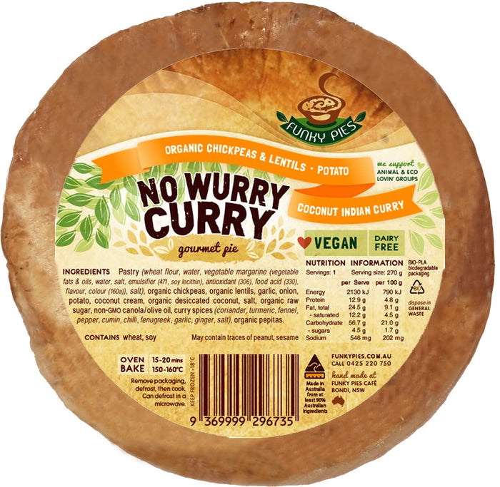 Funky Pie - No Wurry Curry 270g (cold)