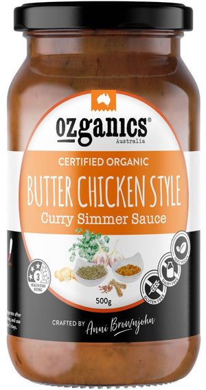 Ozganics Organic Butter Chicken Sauce 500g