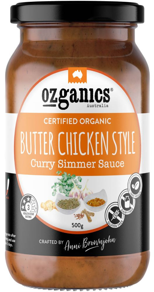 Ozganics Organic Butter Chicken Sauce 500g