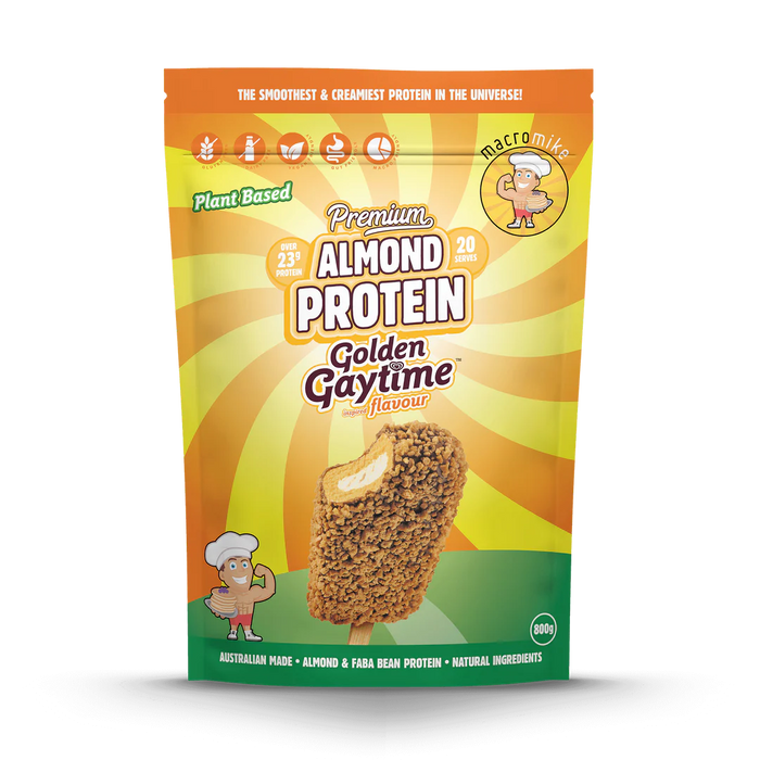 Macro Mike Premium Almond Protein Golden Gaytime 400g