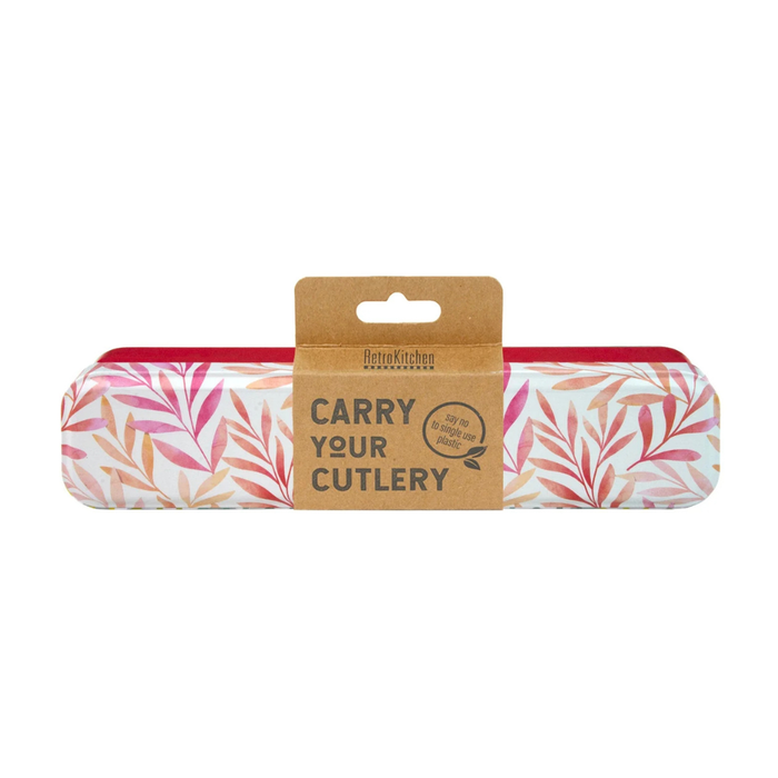 Retro Kitchen Stainless Steel Cutlery Set - Watercolours