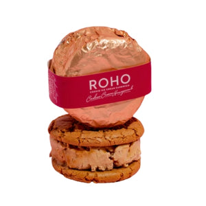 Roho Ice Cream Cookie Sandwich - Hazelnut Choc 175g