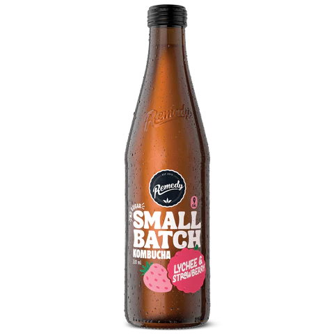 Remedy Small Batch Lychee Strawberry 330ml