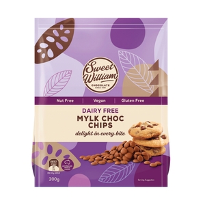 Sweet William Baking Choc Chips 200g (cold)