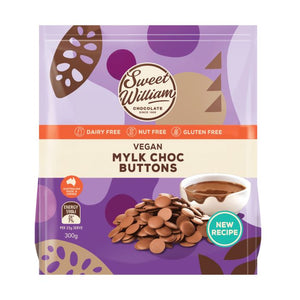 Sweet William Choc Baking Buttons 300g (cold)