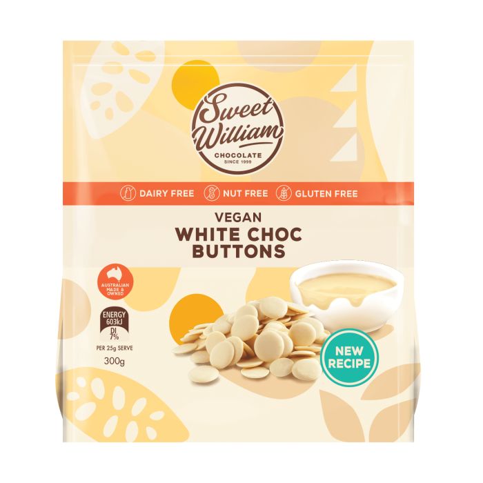 Sweet William White Baking Buttons 300g (cold)