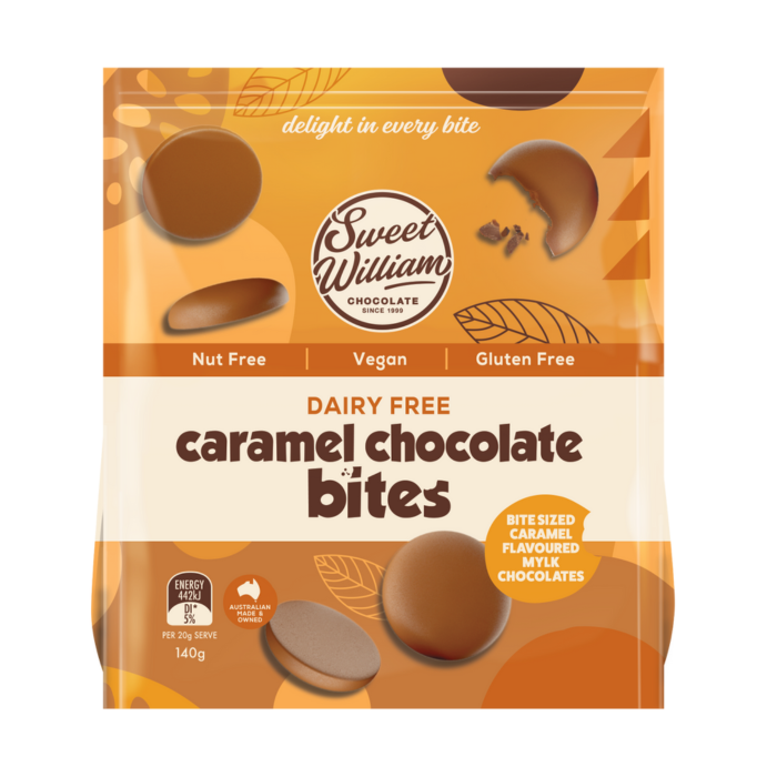 Sweet William Caramel Chocolate Bites 140g (cold)
