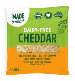 Made With Plants Cheddar Shreds 200g (cold)