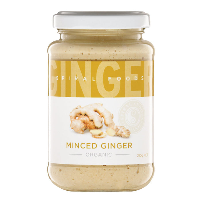 Spiral Foods Herbs - Minced Ginger Organic 210g