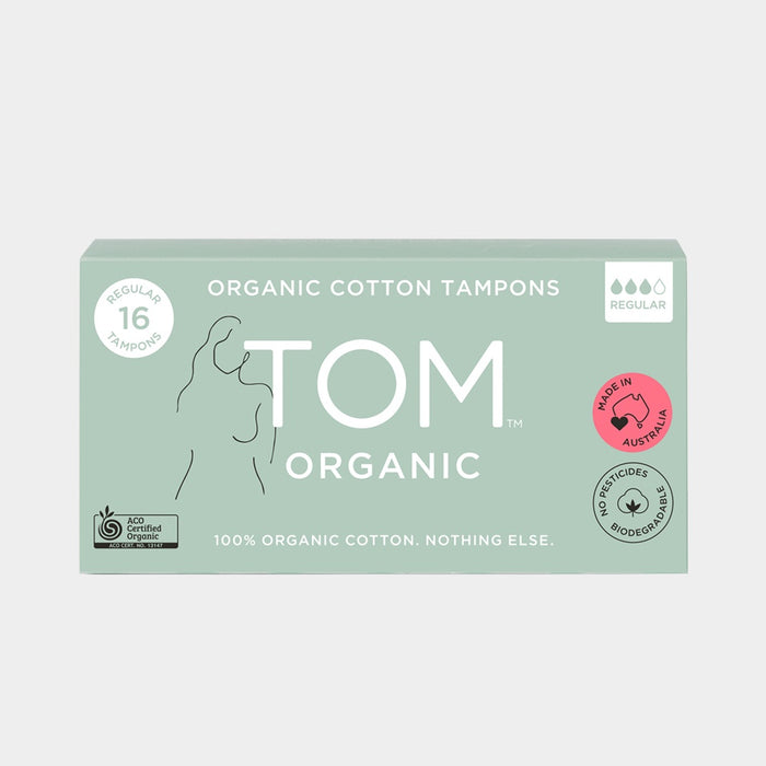 Tom Organic Regular Tampons - 16 Pack