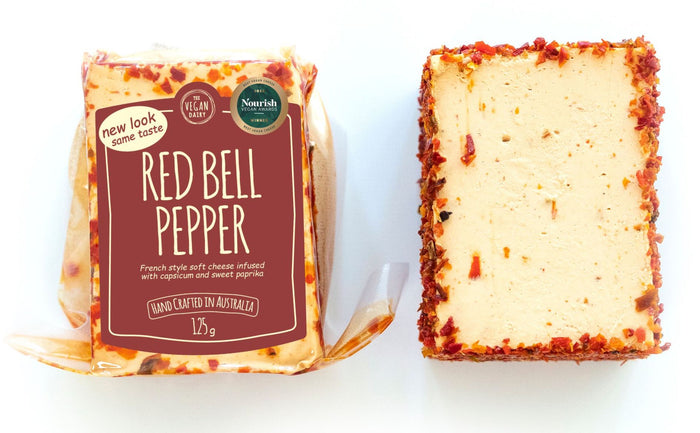 The Vegan Dairy Red Pepper Chevre 125g (cold)