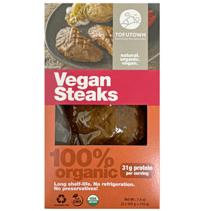 Tofutown Organic Steaks 210g