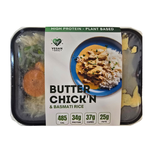 Vegan Soul Butter Chickn & Basmati Rice 320g (cold) USE BY: 23/09/26