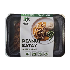 Vegan Soul Peanut Satay Chickn & Rice 320g (cold) USE BY: 23/09/26