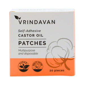 Vrindavan Castor Oil - Self-Adhesive Patches 20pcs