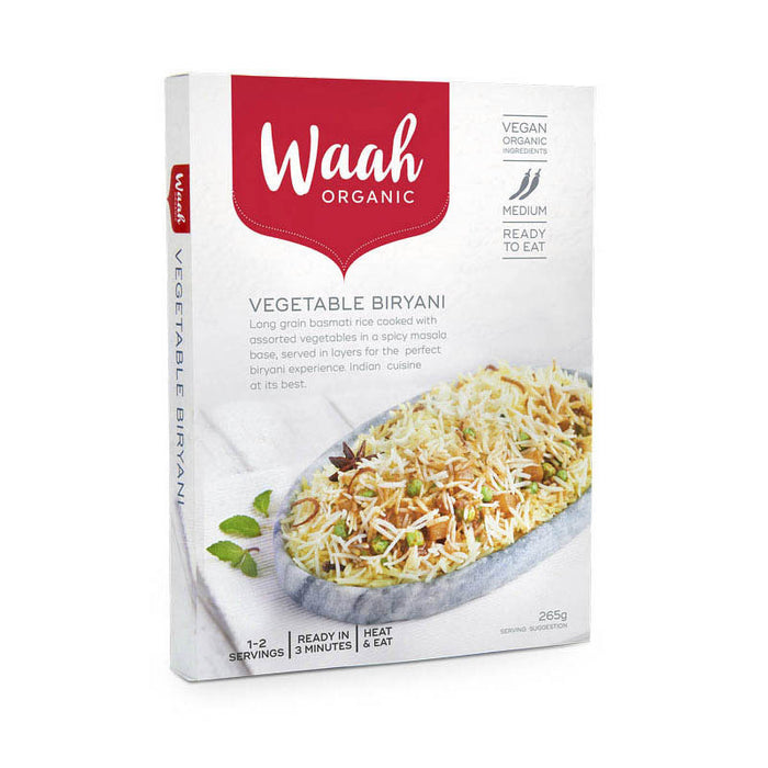 Waah Organics Vegetable Biryani 265g