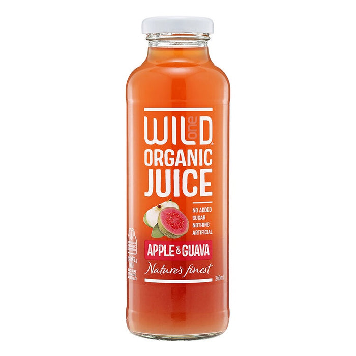 Wild One Organic Juice Apple & Guava 360ml